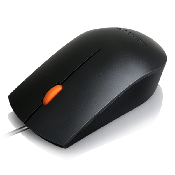 მაუსი Lenovo 300 Wired Mouse Black