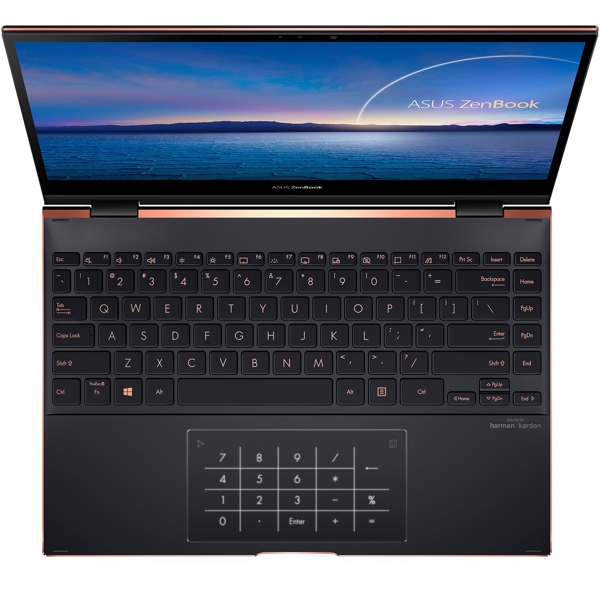 ნოუთბუქი Asus ZenBook Flip S UX371EA 13.3" I7-1165G7 16GB, 1TB SSD Integrated graphics W10P Dark Gray