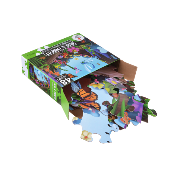 სათამაშო ფაზლი Same Toy, Beetles and insects Puzzle (48 pcs.)