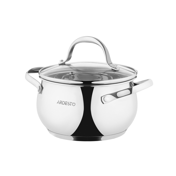 ქვაბები Ardesto AR1906GSS Cookware set Gemini Vittoria 6 pcs., stainless steel