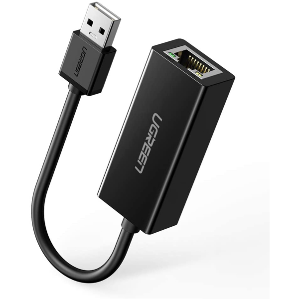 LAN ადაპტერი UGREEN EA20254 (20254), USB to LAN 10/100Mbps Ethernet Adapter, Black