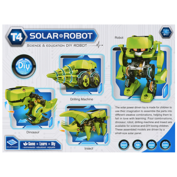 სათამაშო რობოტ-კონსტრუქტორი, Same Toy 3 in 1 Solar DIY robot kit