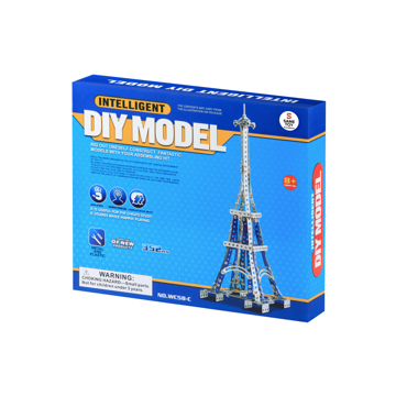 სათამაშო მეტალის კონსტრუქტორი, Same Toy Metal construction set - Eiffel Tower (352 pcs)