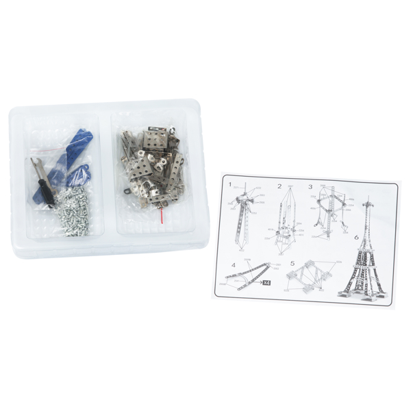 სათამაშო მეტალის კონსტრუქტორი, Same Toy Metal construction set - Eiffel Tower (352 pcs)