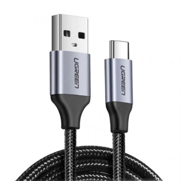 USB კაბელი UGREEN US288 (60127), USB to Type-C Cable, 1.5m, Black