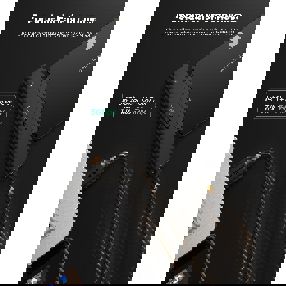 UGREEN CM321 (70609) USB 3.0 to SATA III Adapter Cable, 50cm, for 2.5" SATA SSD/HDD Black