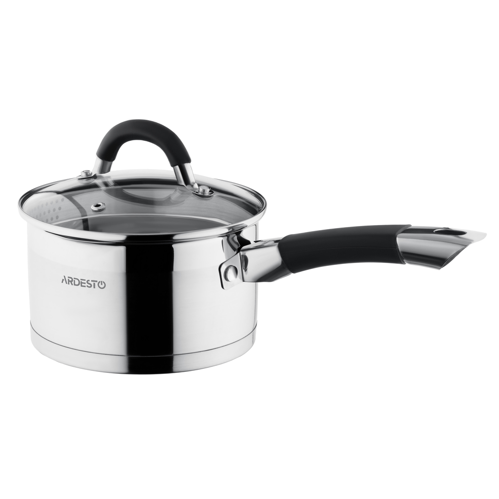 ქვაბები Ardesto AR1908GGS Cookware set Gemini Monza with drain, 8 pcs