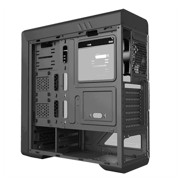 ქეისი GAMEMAX ROCKSTAR, MidT, 1*USB3.0, 2*USB2.0, 1*120 RGB, acrylic