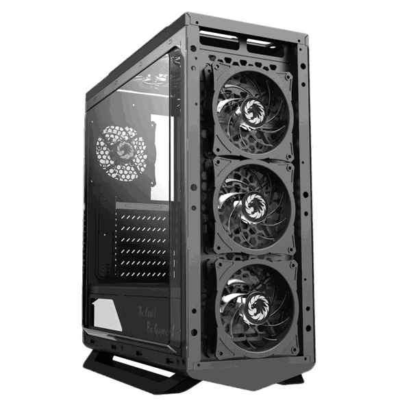 ქეისი GAMEMAX ASGARD ECO-FRGB, MidT, FRGB, acrylic (side panel), without PSU, black