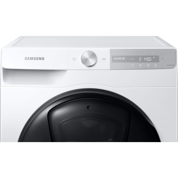 სარეცხი მანქანა Samsung WW10T754CBH/LP 10.5Kg, Speed1400 Inverter, Qdrive, ECOBB, ADDwash, Steam White