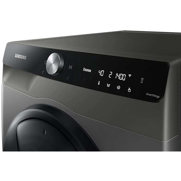 Samsung WW10T754CBX/LP 10.5Kg, Speed1400 Inverter, Qdrive, ECOBB, ADDwash, Steam Silver