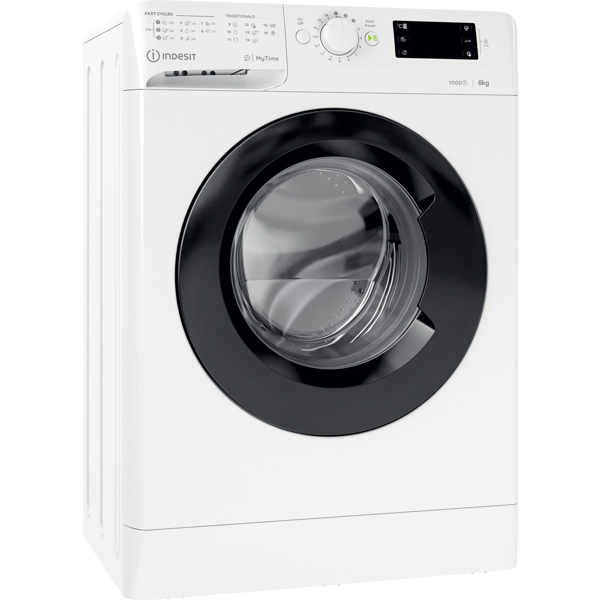 სარეცხი მანქანა INDESIT OMTWSE 61051 WK EU 6 Kg, Speed1000, Big Display A+++ White