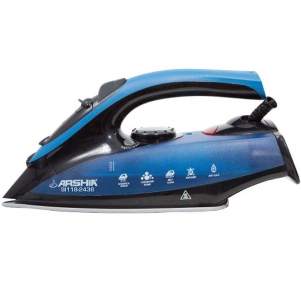 ორთქლის უთო ARSHIA SI118-2438 2000-2200 Watt Blue/Black