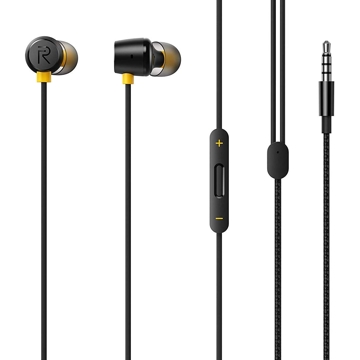 ყურსასმენი Realme RMA155, In-ear headphone with Microphone Cable - 1.25m