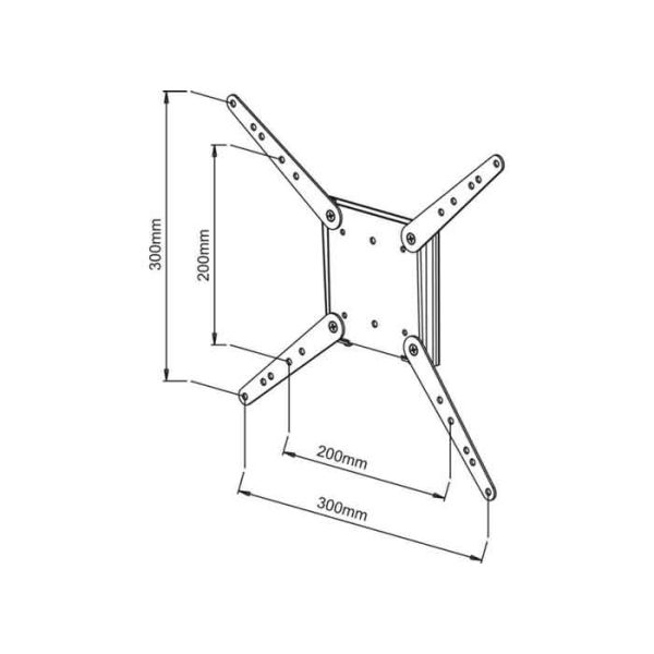 ტელევიზორის საკიდი Sbox TV Brakets 37"