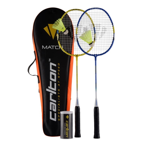 ბადმინტონი Carlton MATCH 100 2rackets, 3shuttlecocks, Bag