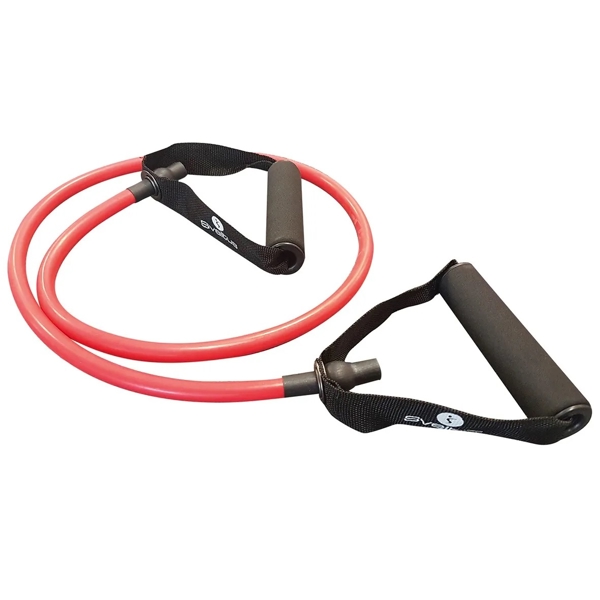 სავარჯიშო რეზინი სახელურებით Sveltus 537SV3900, Exercise Band, Red