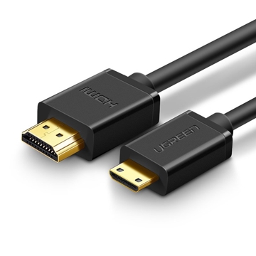 UGREEN HD108 (11167), Mini HDMI to HDMI 2.0 4K Cable, 1.5m, Black