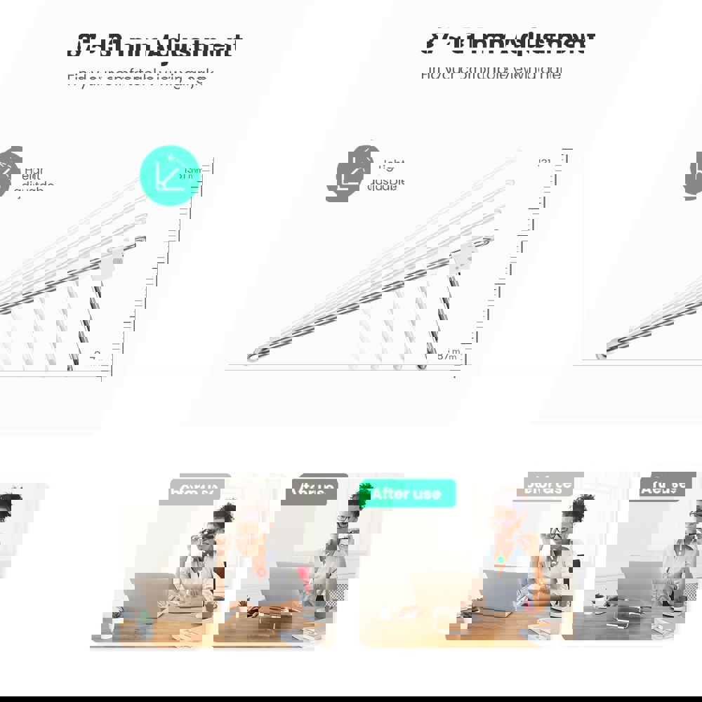 UGREEN LP230 (80348),  Laptop Stand, Silver