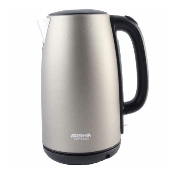 ARSHIA EK014-2521, 1800W, 1.7L, Electric Kettle, Silver