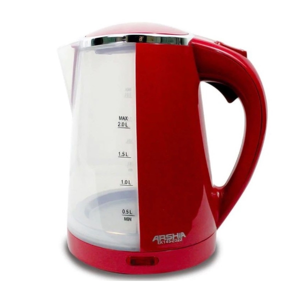 ელექტრო ჩაიდანი ARSHIA EK145-2322 2200 Watt, 2L Red