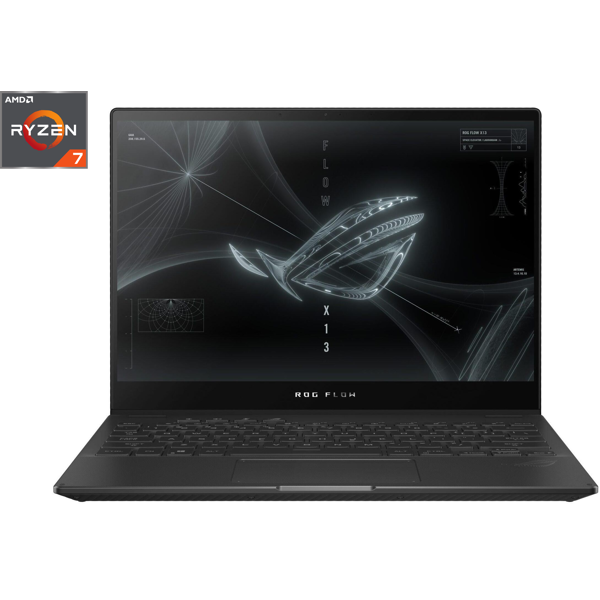 ნოუთბუქი Asus ROG Flow X13 GV301QH 13.4" Touch Ryzen 7 5800HS 16GB, 512GB SSD 1650 4GB Black