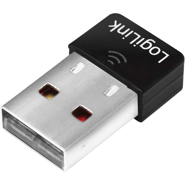 Wi-Fi ადაპტერი Logilink WL0084E Wi-Fi Nano USB Adapter Black