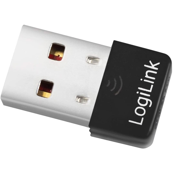 Wi-Fi ადაპტერი Logilink WL0084E Wi-Fi Nano USB Adapter Black