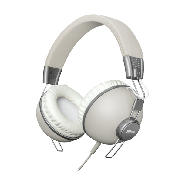 ყურსასმენი Noma Headphones - retro ivory, 