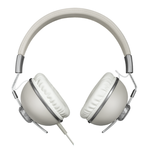 ყურსასმენი Noma Headphones - retro ivory, 