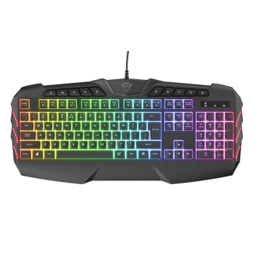 კლავიატურა Trust GXT881 ODYSS SEMI-MECH KEYBOARD, ნახევრად მექნიკური