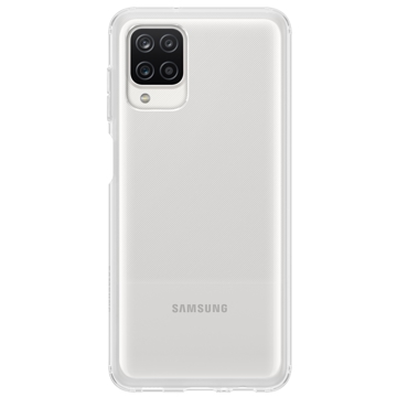 მობილურის ქეისი SAMSUNG Galaxy A12 Soft Clear Cover Transparent (EF-QA125TTEGRU)