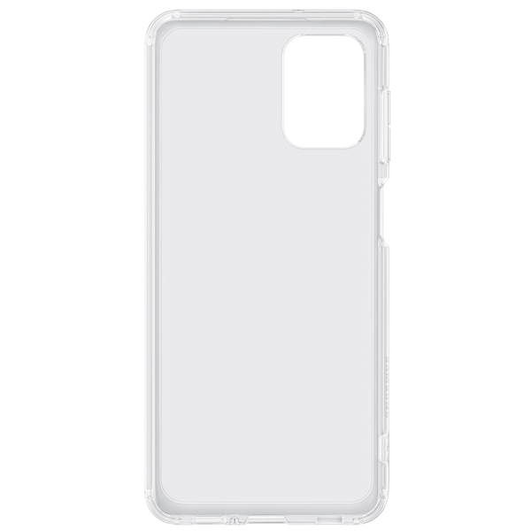 მობილურის ქეისი SAMSUNG Galaxy A12 Soft Clear Cover Transparent (EF-QA125TTEGRU)