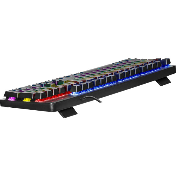 კლავიატურა DEFENDER GK-165DL, Reborn Mechanical gaming keyboard, RU, anti-ghost, rainbow