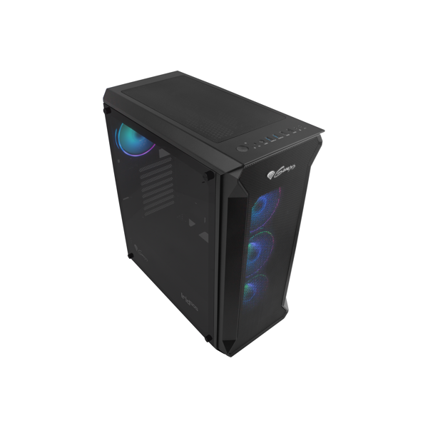 ქეისი Genesis Mid-Tower IRID 505 Black with RGB Light