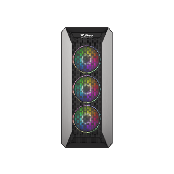 ქეისი Genesis Mid-Tower IRID 515 Black with RGB Light