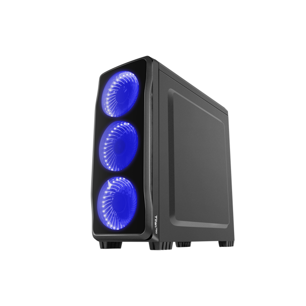 ქეისი Genesis Mid-Tower Titan 750 with Blue LED Light