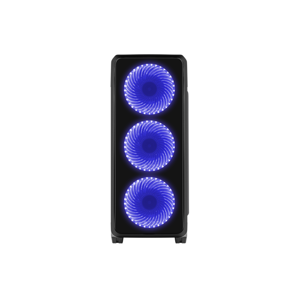 ქეისი Genesis Mid-Tower Titan 750 with Blue LED Light