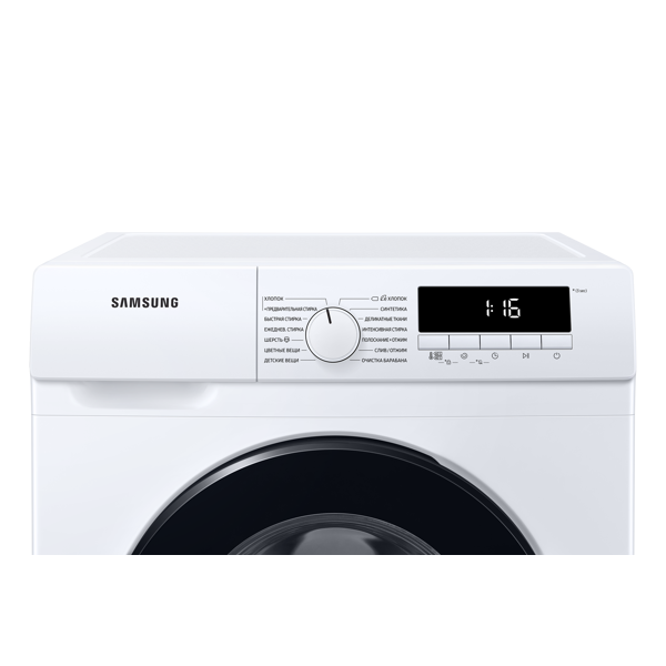 სარეცხი მანქანა Samsung WW70T3020BW/LP 7 kg 1200 RPM Inverter, Big Display Drum Clean White