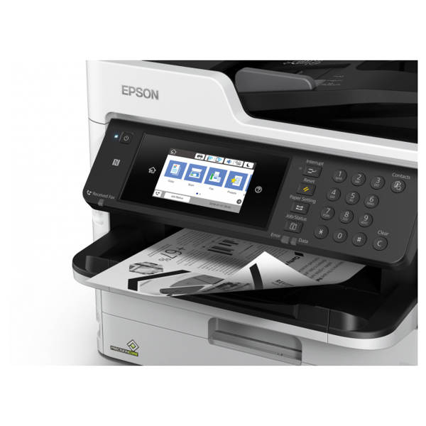 პრინტერი Epson WF-M5799DWF Printer WorkForce MFP (C11CG04401) / USB cable Wi-Fi White