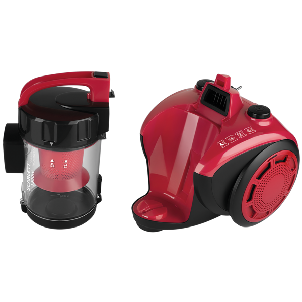 მტვერსასრუტი Scarlett SC-VC80C11 vacuum cleaner 1500 Watt Red