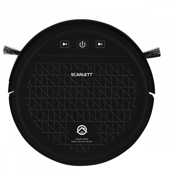 რობოტი მტვერსასრუტი Scarlett SC-VC80R12 Robot Vacuum Cleaner, Step sensor Black