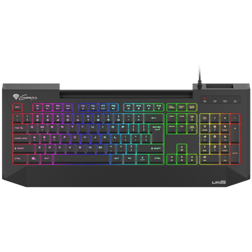 კლავიატურა Genesis Lith 400 Gaming Keyboard LITH 400 RGB Blacklight Black