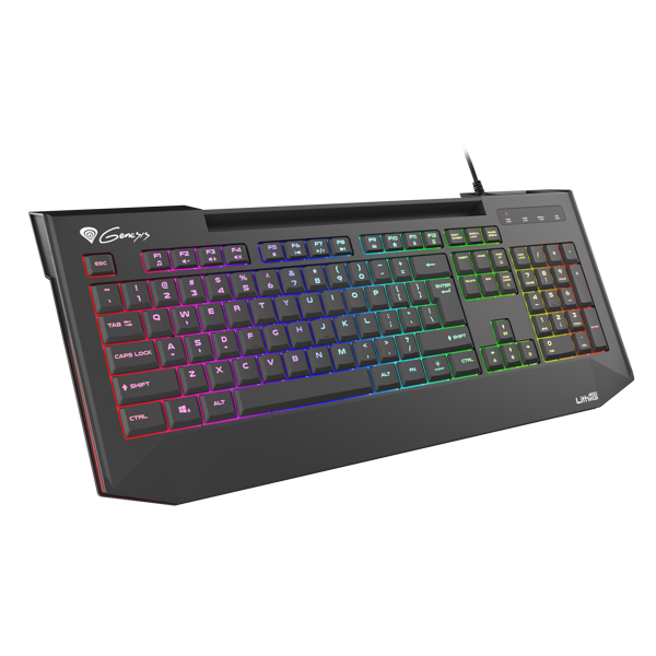 კლავიატურა Genesis Lith 400 Gaming Keyboard LITH 400 RGB Blacklight Black