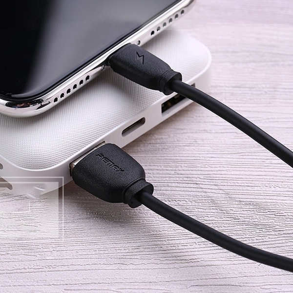 USB კაბელი REMAX RC-134a Fast Charging Data Cable Type-C 1m Black