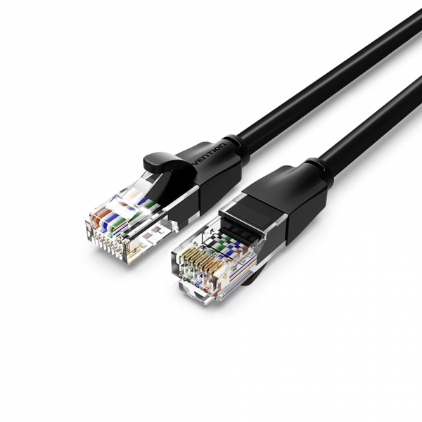 ქსელის კაბელი VENTION IBEBG Cat.6 UTP Patch Cable 1.5M Black