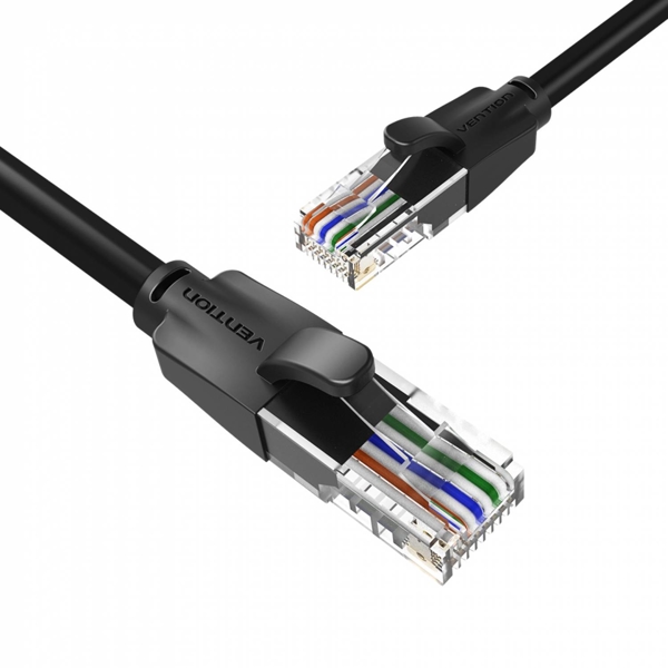 ქსელის კაბელი VENTION IBEBG Cat.6 UTP Patch Cable 1.5M Black