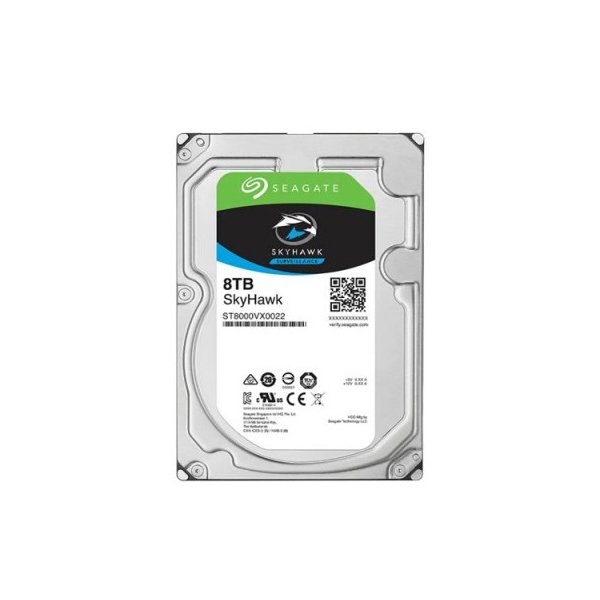 Seagate ST8000VX004 SkyHawk (Surveillance) 3.5" SATA 6Gb/s 8TB 5900rpm