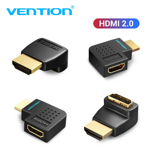 ადაპტერი VENTION AICB0 HDMI Male to Female Adapter 270 Degree