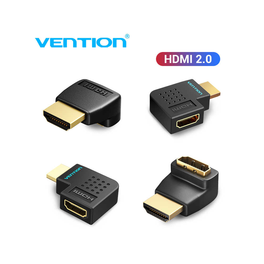 ადაპტერი VENTION AICB0 HDMI Male to Female Adapter 270 Degree